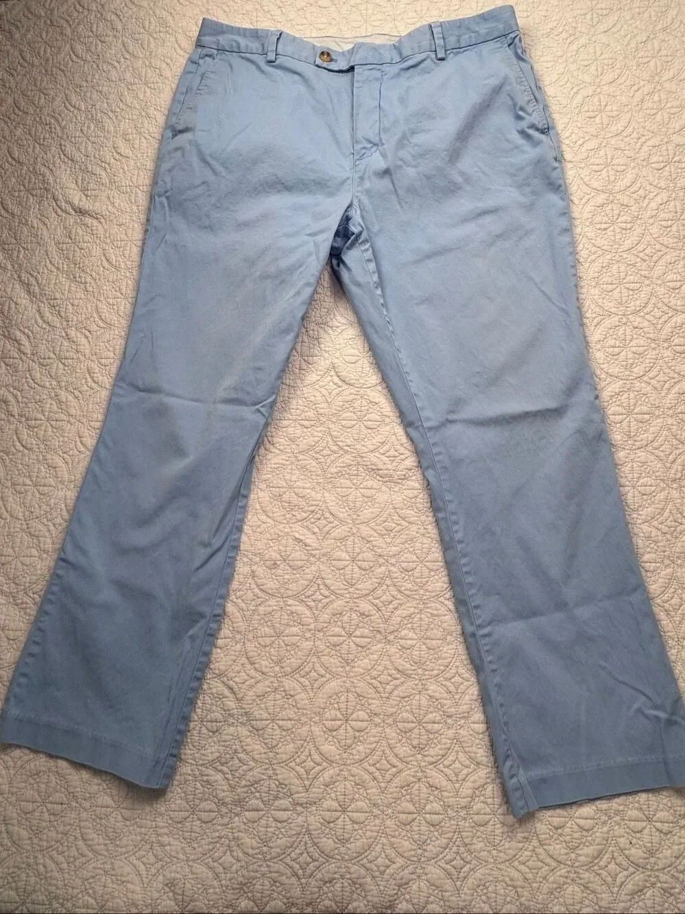 Vineyard Vines Burgee Pants Light Blue Mens Size 38x30